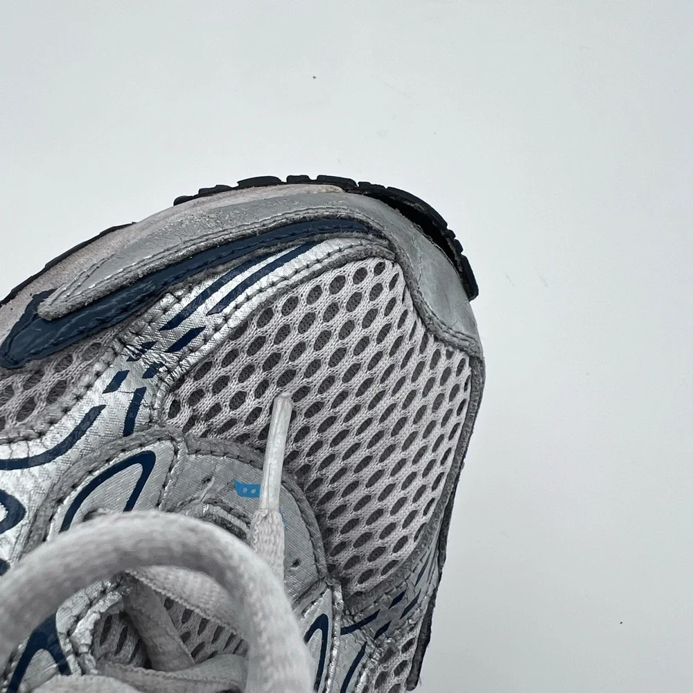 Women's Saucony Oasis Grid Sneakers Running Shoes Size 9.5‎ Silver Blue